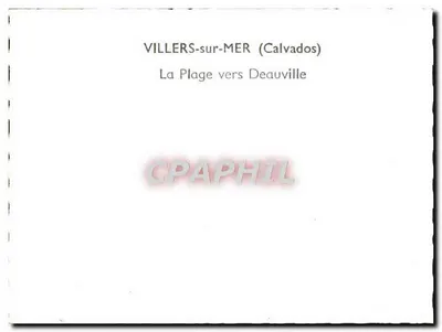Vista di Villers-sur-Mer (Calvados) — La spiaggia verso Deauville — Verso