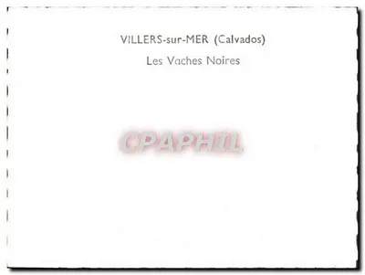 Le vacche nere — VILLERS-sur-MER (Calvados) — Verso