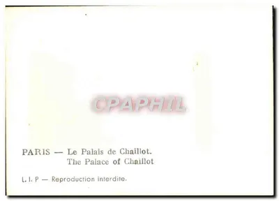Paryż — Pałac Chaillot — Rewers