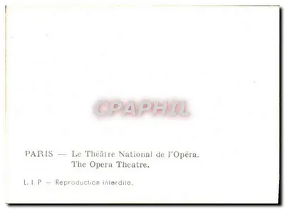 Paryż — Narodowy Teatr Operowy — n°10 — Rewers
