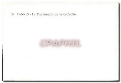 CANNES - A Promenade de la Croisette — vista aérea da praia e do porto — série 35 — Verso