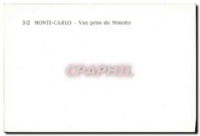 Monte-Carlo — Uitzicht genomen vanaf Monaco — Achterkant