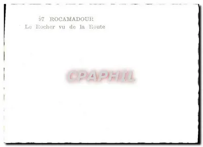 Rocamadour — O Rocher visto da Estrada — n°97 — Verso