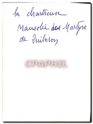 Mauzoleum Martyrów Quiberon — Quiberon MDCCXCIV — éditeur inconnu, n° de série 10 — Rewers