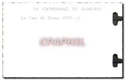 Katedra w Chartres — Obieg chóru (XVI wiek) — Rewers
