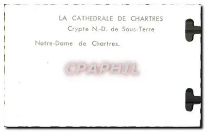 Statua Matki Bożej z Dzieciem — Krypta Matki Bożej z Chartres — Rewers