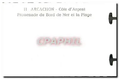 Arcachon — Brzeg Złotej Pustkwi — Promenada nad Morzem i Plaża — Rewers
