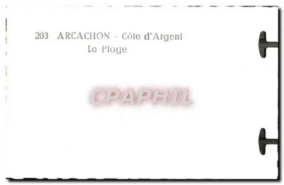 Arcachon — Côte d'Argent — Plaża — nr 203 — Rewers