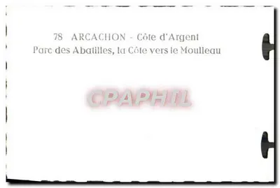Arcachon - Côte d'Argent - Park van de Abatilles, de kust richting Moulleau — n°78 — Achterkant