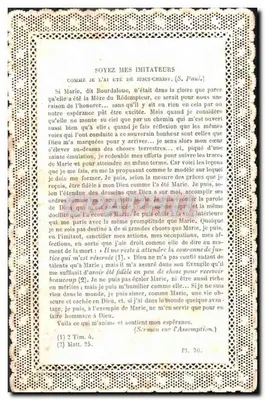 Jezus-Christus is mijn leven — Gekleurd door Lebrun naar M. de Abt Olier, geknipt door Larichardière — Achterkant