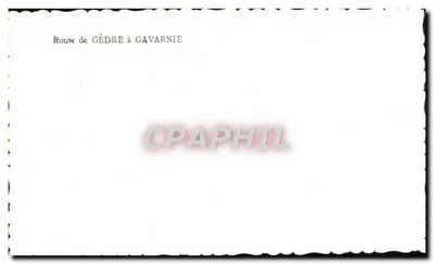Estrada de Gèdre para Gavarnie — Verso