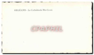 Orléans - La Cathédrale Ste-Croix — Achterkant