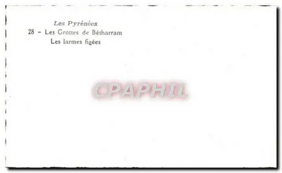 Jaskinie Bétharram — Zamarznięte łzy — Pyrenées — Rewers