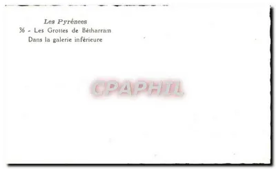 Pyrénées — Grotty Bétharram — galeria dolna — n°36 — Rewers