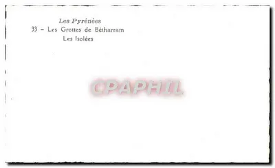 Jaskinie Bétharram — Les Isolées — 33 — Rewers