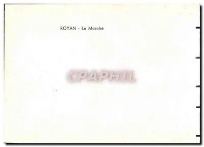 Royan - Rynek — numer seryjny nieczytelny — Rewers