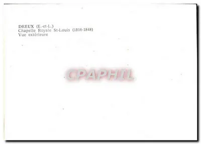 Capela Real de Dreux — vista externa — Verso