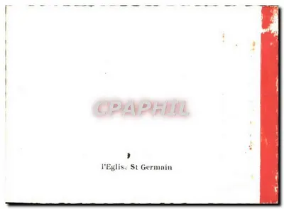 Kościół Świętego Germain — n° 103 — Rewers