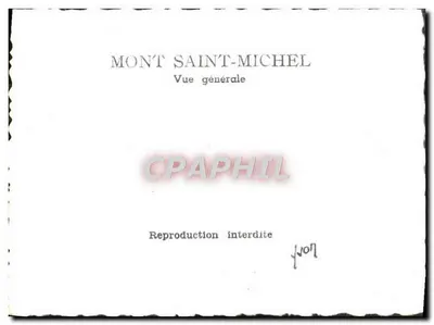 Mont Saint-Michel — Algemene uitzicht — Achterkant