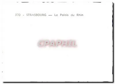 Strasburg — Pałac Rynku — n°370 — Rewers