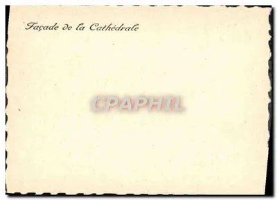 Fachada da Catedral — Editor desconhecido, n° de série não visível — Verso