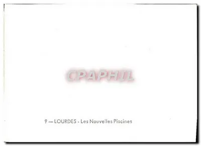 Lourdes — Nowe baseny — n°9 — Rewers