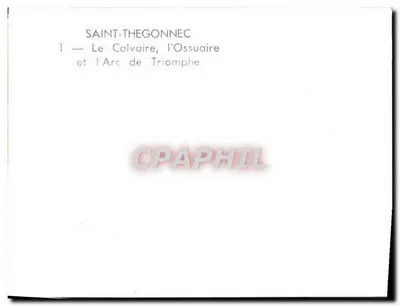 Saint-Thégonnec — Het Kruisbeeld, het Ossarium en het Triomfbogen — Achterkant