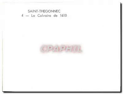 Saint-Thégonnec — O Calvário de 1610 — Verso
