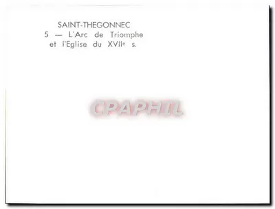 Saint-Thégonnec — De Triomfboog en de Kerk van de 17e eeuw — n°5 — Achterkant
