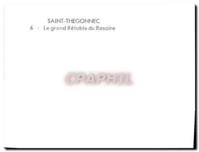 Saint-Thégonnec — O grande Rétable do Rosaire — Verso