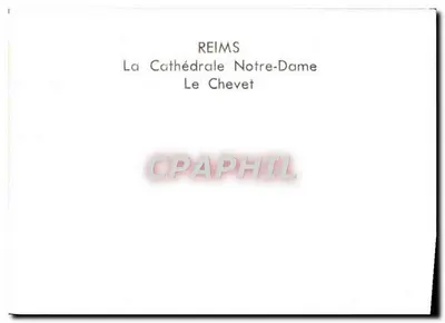 Reims — La Catedral de Notre-Dame, El Presbiterio — Reverso
