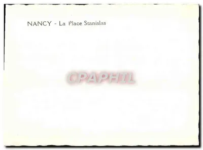 NANCY - Plac Stanisława — Rewers