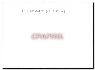 Le Tourmalet (alt. 2113 m.) — editor Yan — Verso