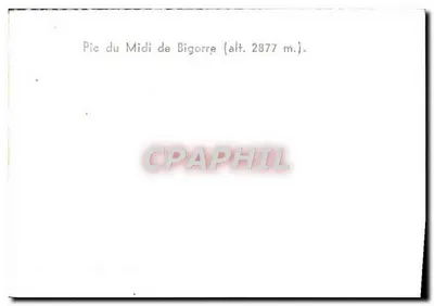 Pic du Midi de Bigorre — observatório e instalações — n° 2877 — Verso
