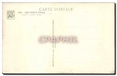 I Ponti d'Acqua — Parigi — edita da Grand & Expert, Arcis — Verso