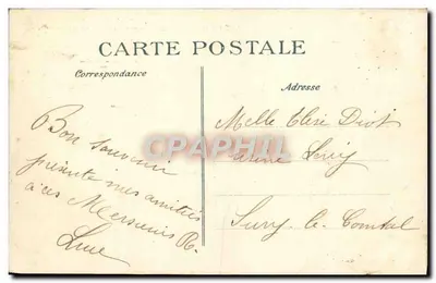 Paris — Boulevards e Porte Saint-Denis — editor anônimo, n° 4276 — Verso