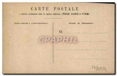 PARIS - Poort Saint-Denis — stedelijke weergave met beelden en voertuigen — uitgever niet geïdentificeerd — Achterkant
