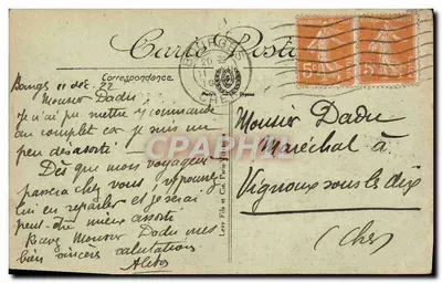 Paris — Panorama des Huit Ponts — éditeur XX, n° 123 — Verso