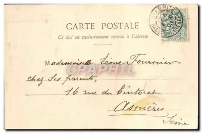 Biarritz - Sémaphore, Wieża Atayale i Stary Port - N° 55 — Rewers