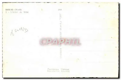 Douai (Nord) — El Ayuntamiento — Editor CIM — Reverso
