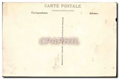 Miasto Carcassonne — Ogólny widok z lotu ptaka — E. Roudière, Wyd.-wyd. — Rewers
