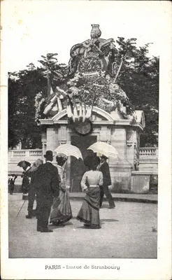 Paris - Estátua de Strasbourg — editor desconhecido, n° de série 2268198