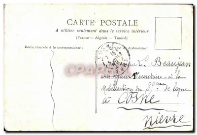 Monumento de Victor-Hugo — Paris — editor A. Beaujean, número não visível — Verso