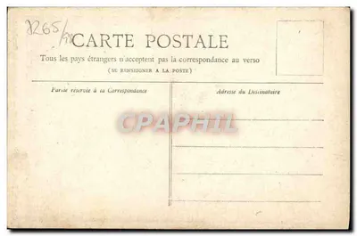 Monument Gambetta — Paryż — Kolekcja Petit Journal — Rewers