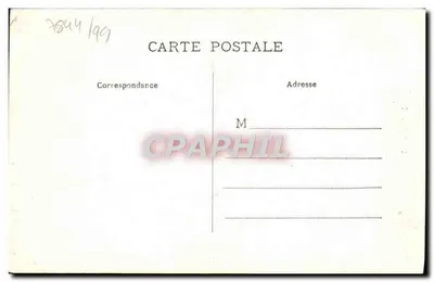 Wodospad Plat-à-Barbe — L'Abvergne — wydawca nieznany, nr serii 72 — Rewers