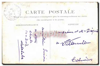 Paris - Estátua de Étienne Dolet — editor Cours Friex & Mayet — Verso