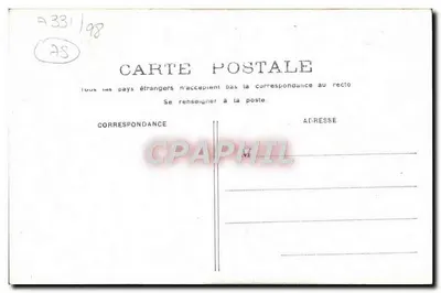 Paris - Monument de Victor-Hugo — n° 331/98 — Verso