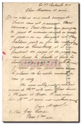 Paris — Le Square des Batignolles — 235 — Verso