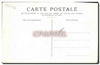 Versailles — Vue générale du Château — Chocolat Guérin-Boutron, Paris — Verso