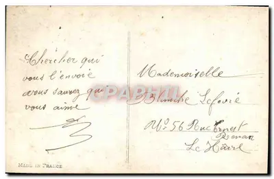 Poissons d'Avril — legenda — Méran 8 — Rewers